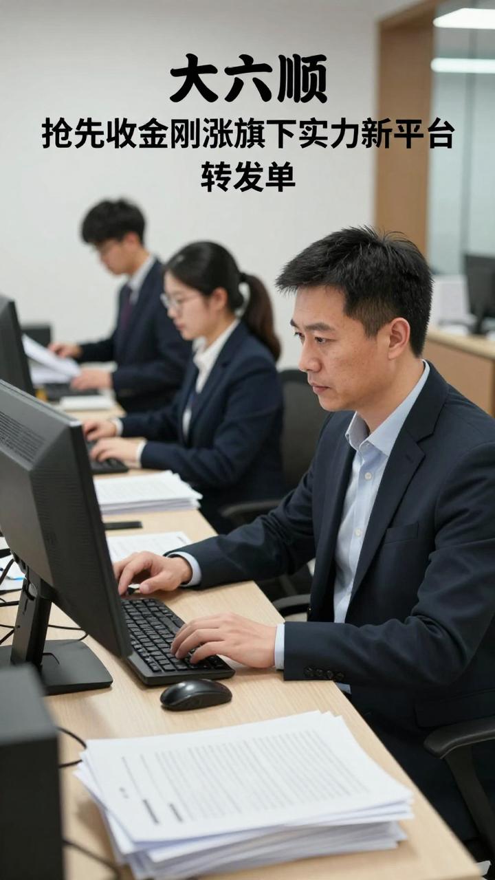 大六顺，抢先收金刚涨旗下实力新平台，转发单第一张图