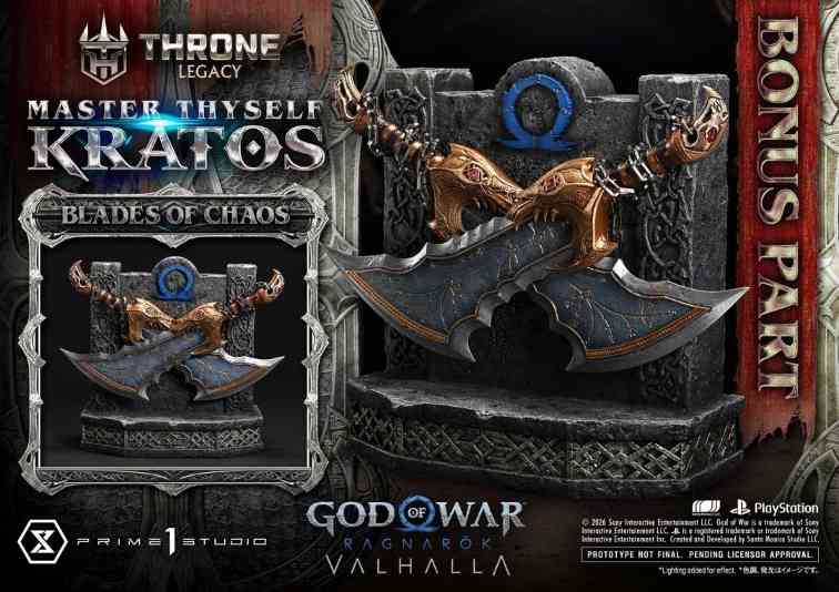 青年vs壮年! 《战神:诸神黄昏》奎爷1:3逼真雕像发布