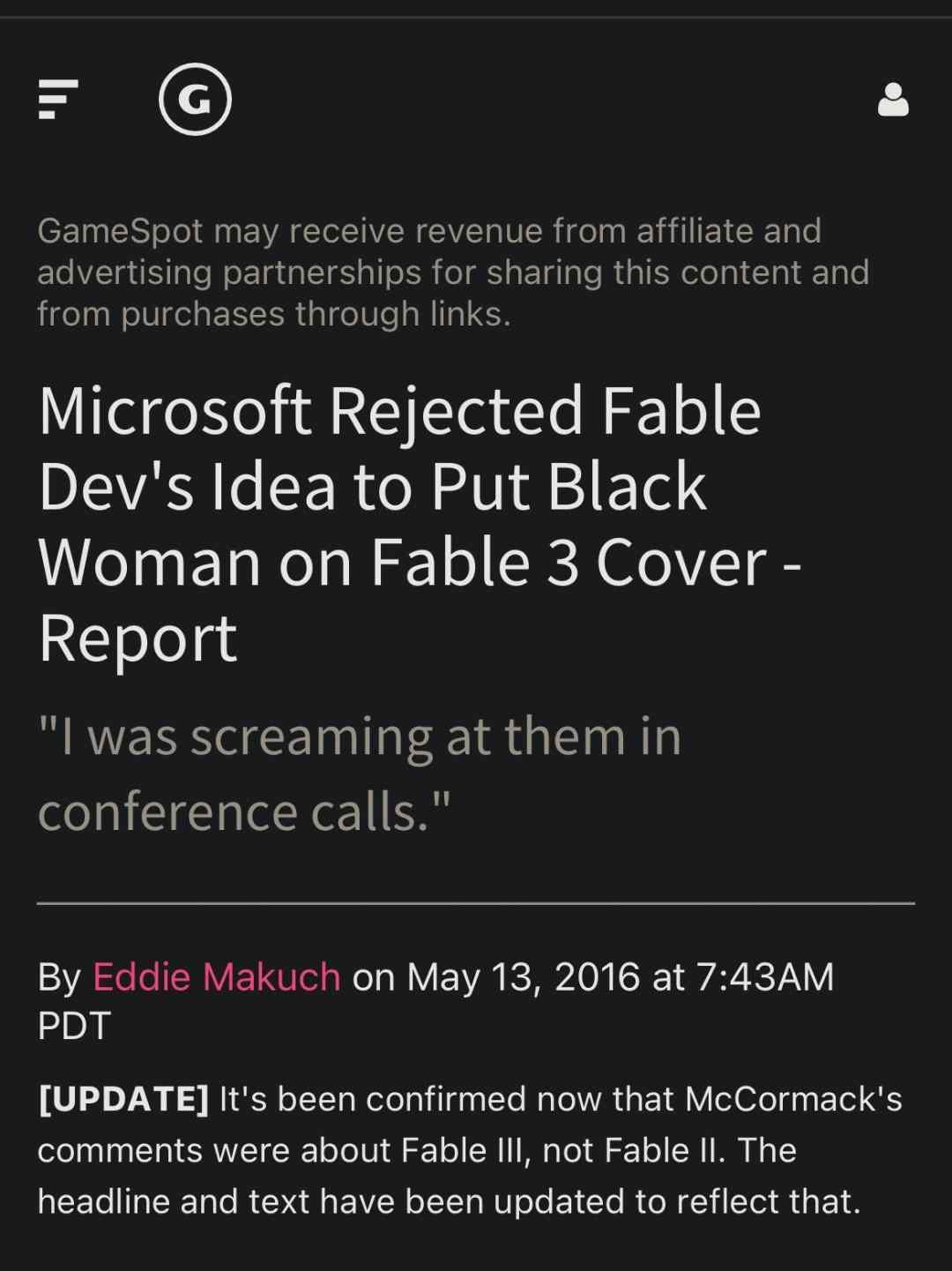 微软2010年曾拒绝《神鬼寓言3》封面是黑人女性:白人男性才卖得好