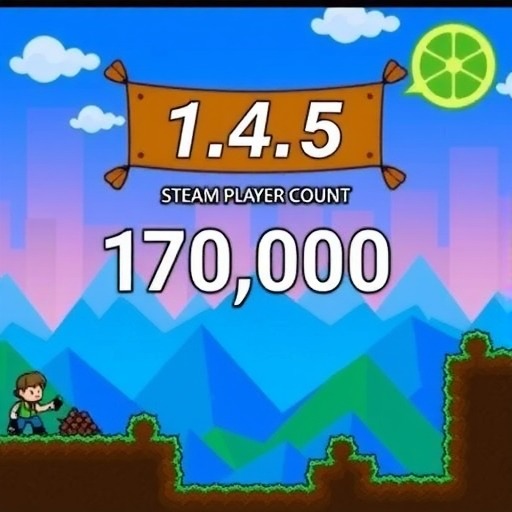 《泰拉瑞亚》1.4.5版本再掀热潮 Steam同时在