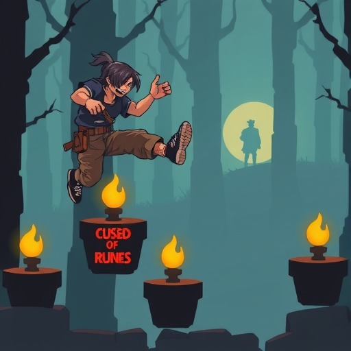 Steam喜加一！中文全好评跳跃游戏《Cursedl