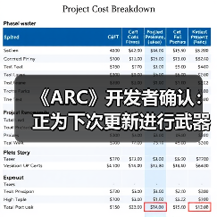 《ARC》开发者确认:正为下次更新进行武器平衡调整(图3) 《ARC》开发者确认:正为下次更新进行武器平衡调整(图3)