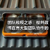 团队规模之惑:樱井政博直言大型团队协作的沮丧真相(图1) 团队规模之惑:樱井政博直言大型团队协作的沮丧真相(图1)