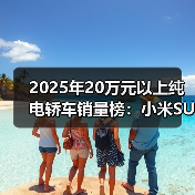 2025年20万元以上纯电轿车销量榜:小米SU7荣耀登顶!(图2) 2025年20万元以上纯电轿车销量榜:小米SU7荣耀登顶!(图2)