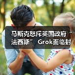 ‌马斯克怒斥英国政府“法西斯” Grok面临封禁威胁