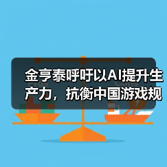 金亨泰呼吁以AI提升生产力，抗衡中国游戏规模优势