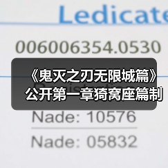 《鬼灭之刃无限城篇》公开第一章猗窝座篇制作花絮！
