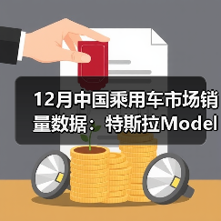12月中国乘用车市场销量数据：特斯拉Model Y稳居第一（图2）