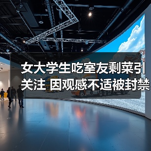 女大学生吃室友剩菜引关注 因观感不适被封禁（图3）