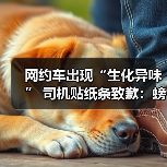 网约车出现“生化异味” 司机贴纸条致歉：螃蟹出逃下落