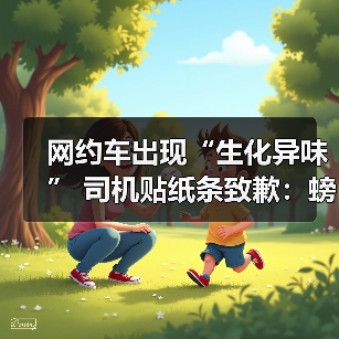 网约车出现“生化异味” 司机贴纸条致歉:螃蟹出逃下落不明(图2) 网约车出现“生化异味” 司机贴纸条致歉:螃蟹出逃下落不明(图2)