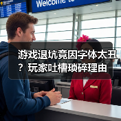 游戏退坑竟因字体太丑？玩家吐槽琐碎理由