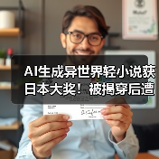AI生成异世界轻小说获日本大奖！被揭穿后遭撤销出版、漫画化资格（图1）