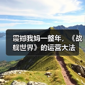 震撼我妈一整年,《战舰世界》的运营大法(图4) 震撼我妈一整年,《战舰世界》的运营大法(图4)