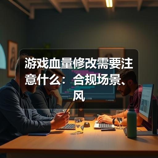 游戏血量修改需要注意什么：合规场景、风险与安全做法